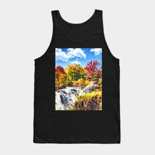 Paterson NJ - Rainbow Over Paterson Great Falls Tank Top